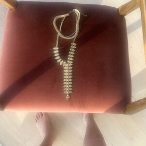 Free People Gold Statement Necklace Isa